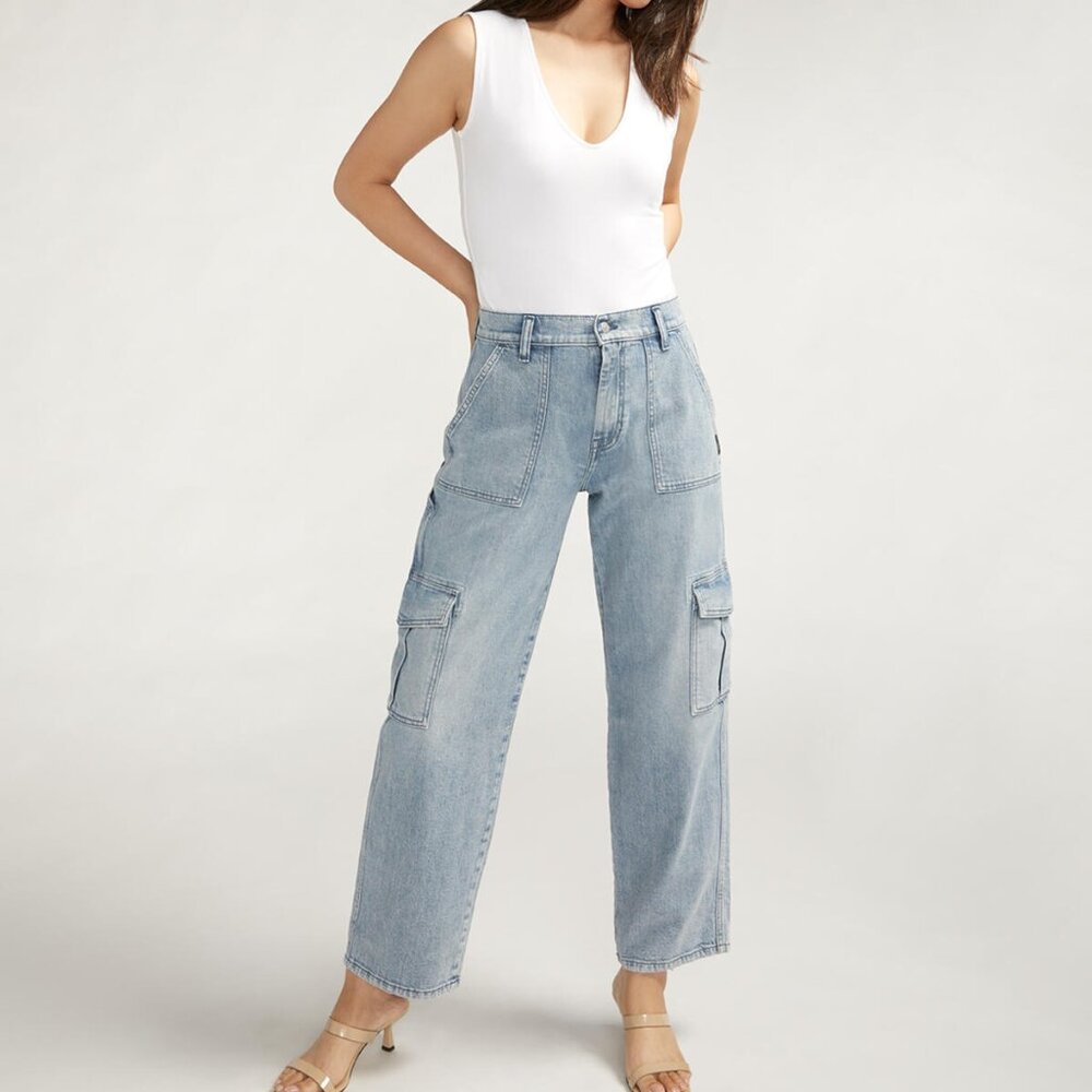 Silver Jeans Denim Utility Cargo